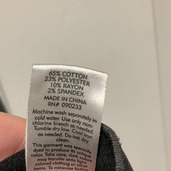 Pacsun Black Women's High Rise Raw Hem Cotton Jeggings Jeans Size 29 - Picture 6 of 7